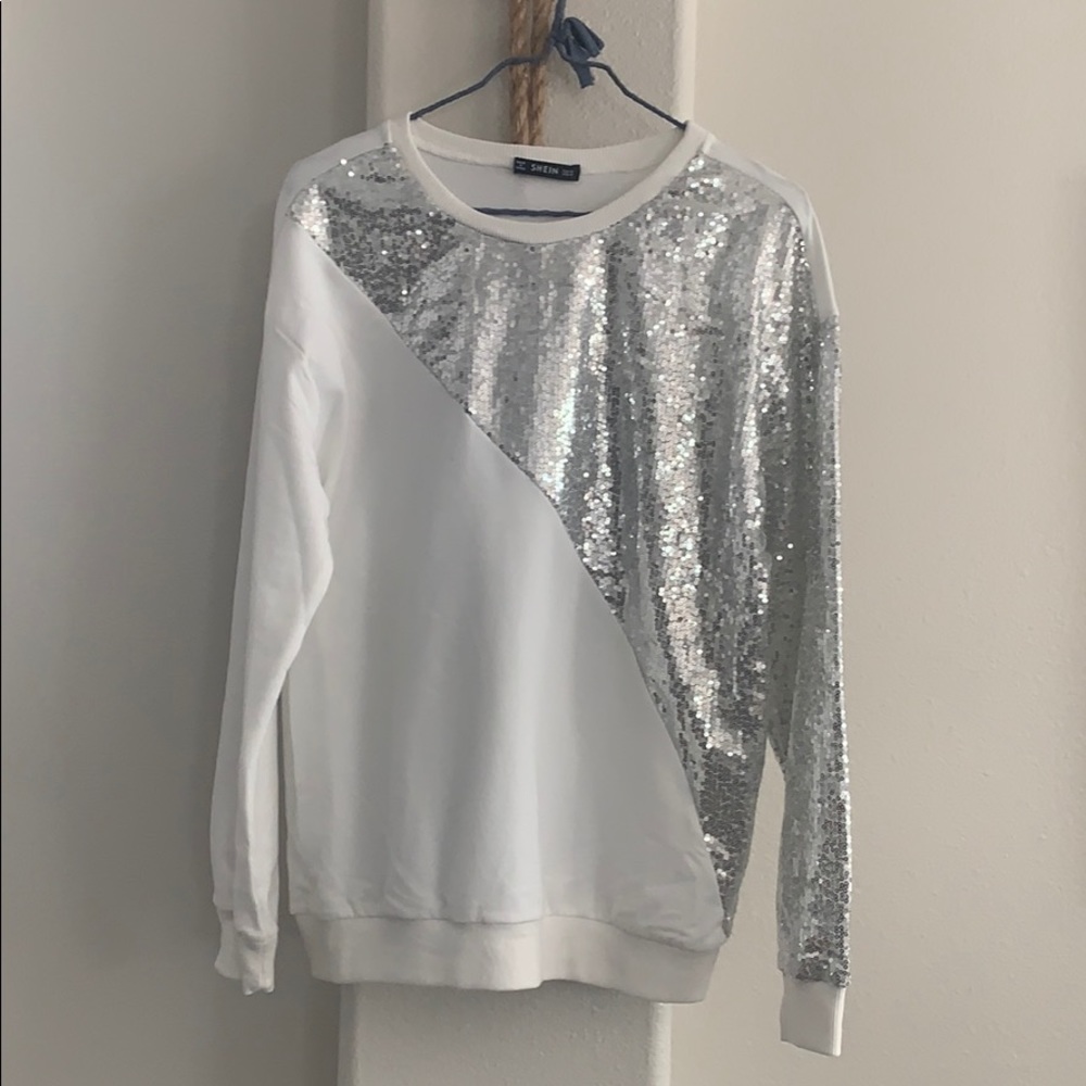 Sequin sweatshirt